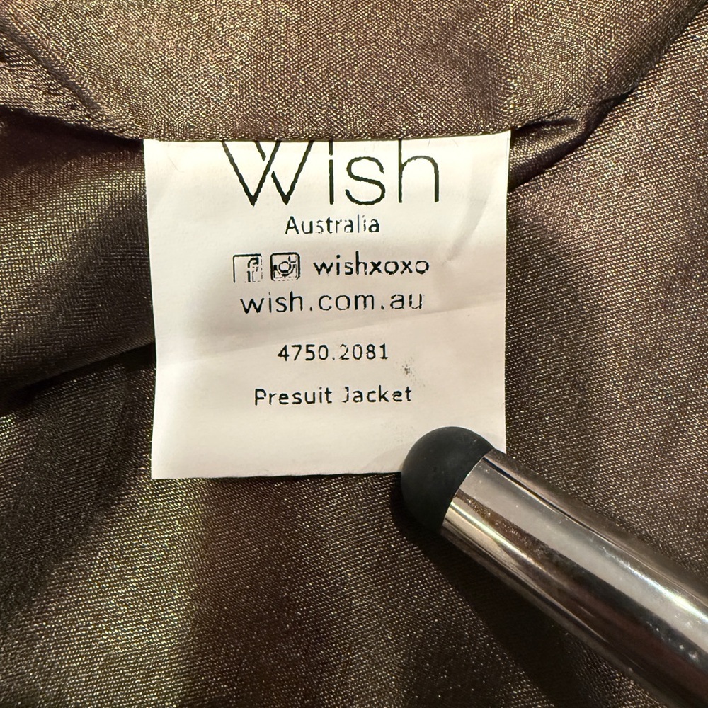 Wish Australia Persuit Jacket Olive Green Blazer Career Jacket Size Aus 12 NWT - Picture 12 of 16